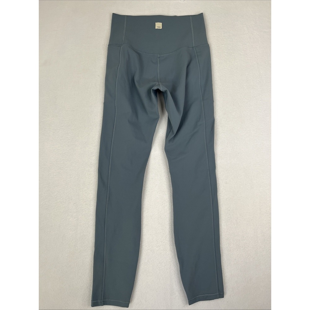 Vuori High-Waist Performance Leggings in Slate Blue - Picture 2 of 3